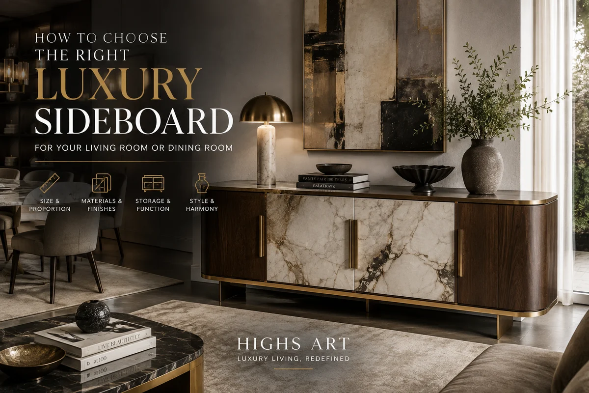 How to Create a Luxury Dining Room With Statement Furniture
